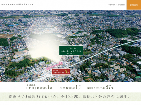 クレストフォルム生田グランヒルズ(神奈川県)(ゴールドクレスト)
