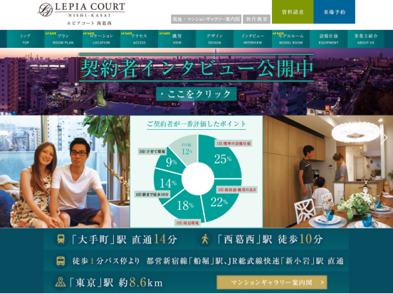 ルピアコート西葛西（東京都）（中央住宅）